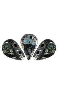 Les perles par Puca® Amos beads Jet new picasso 23980/65400